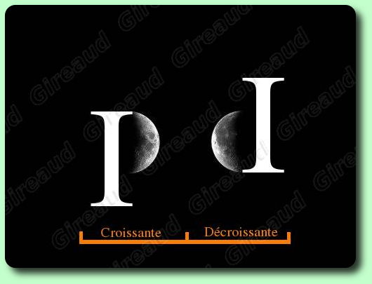 La lune croissante